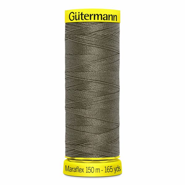 Нитки для трикотажа Gutermann Maraflex, 150м, 676 св.хаки, 5 катушек