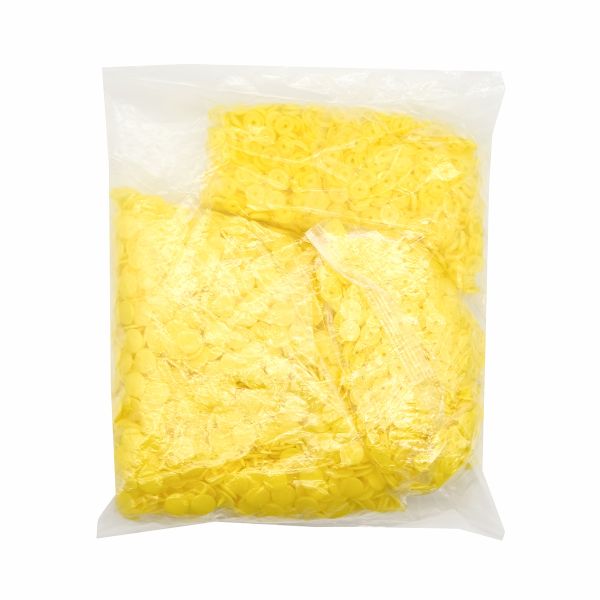 Кнопка рубашечная ⌀12,5/10мм пластик (≈1000 шт) New Star (110 жёлтый)