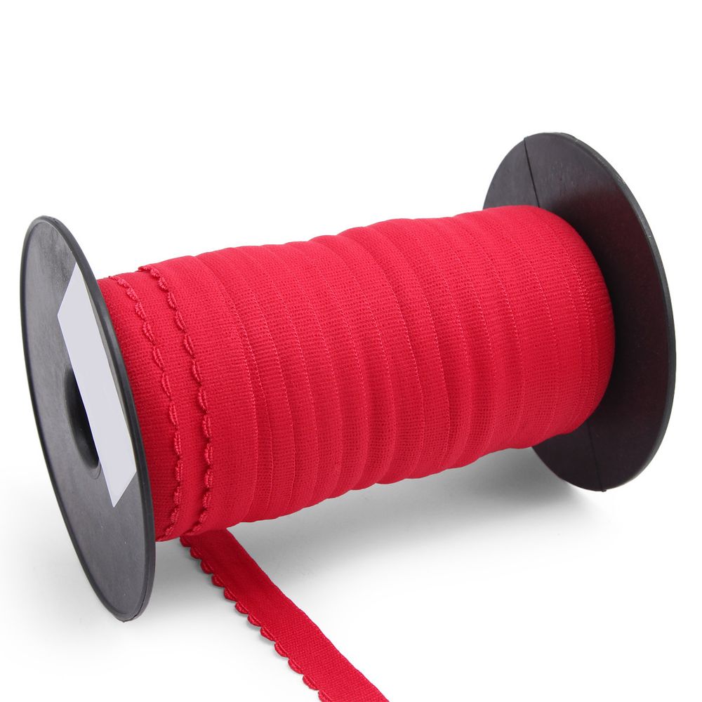 Резинка бельевая (отделочная) становая 15.0 мм / 50 метров, красный, (ML175.015/1)
