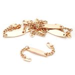 Вешалка-цепочка 100 мм, металл, золото, МТ_1861, 6 шт