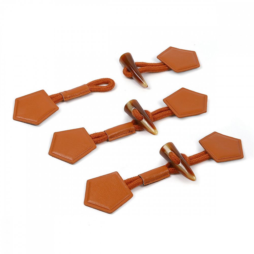 Клевант экокожа 190 мм C-KLV01 цв.коричневый светлый, 3 шт