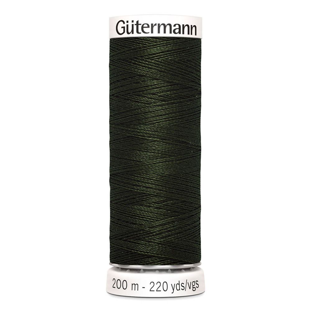 Нитки универсальные Gutermann Sew-all, 200м, 304 черный лес, 5 катушек
