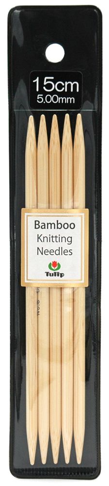 Спицы чулочные Tulip Bamboo ⌀5 мм, 15см, KND060500 /TOS/