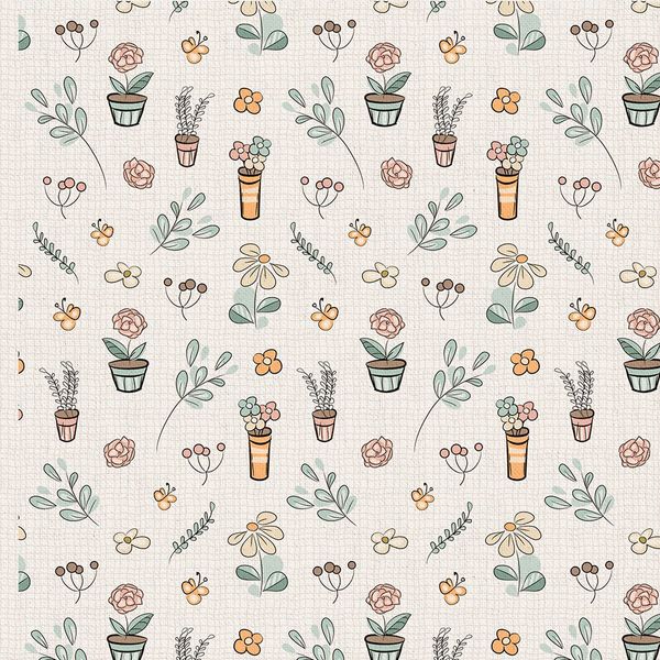 Ткань для пэчворка Peppy Мартовская песня, отрез 50х55 см, 146 г/м², МП-01 бежевый, Peppy