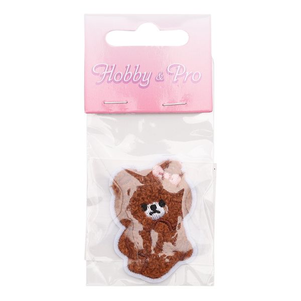 Термоаппликация Застенчивый Мишка, 4.9х3.7cm, Hobby&Pro