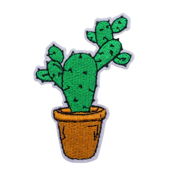 Термоаппликация Кактус, 7,1х4,6см Hobby&Pro