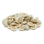 Пуговицы на ножке (3.01-1097-15) Мяч (черно-белый), Б65, 50 шт