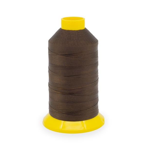 Нитки филаментные 420D/3, 1500 м, 100% п/э, Астра, 8108 т-коричневый