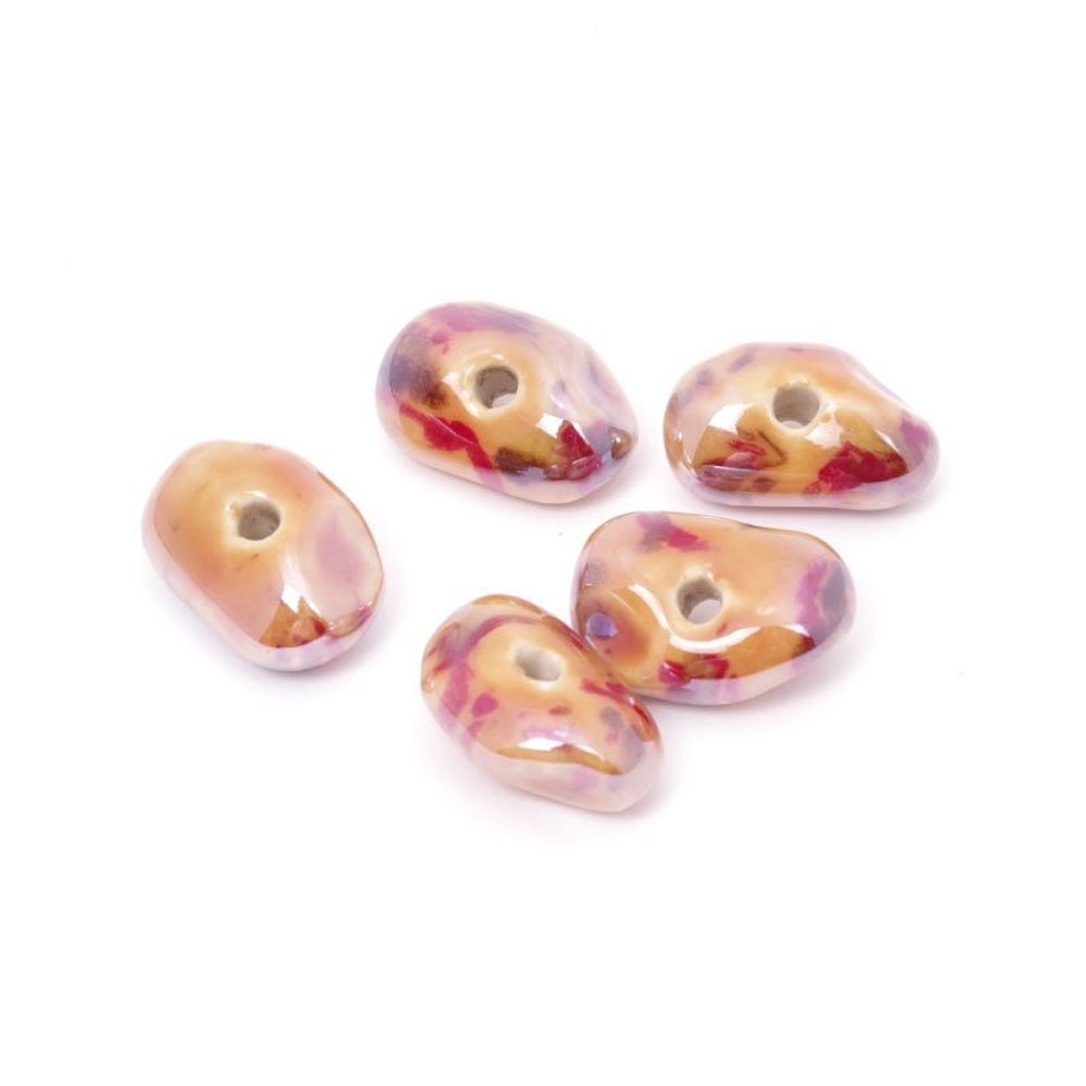 Бусины керамика ⌀18 мм, цв. 020, 5 шт, Tesoro