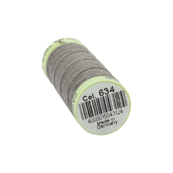 Нитки отделочные Gutermann Top Stitch, 30м, 634 пепельно серовато-зеленый, 5 катушек