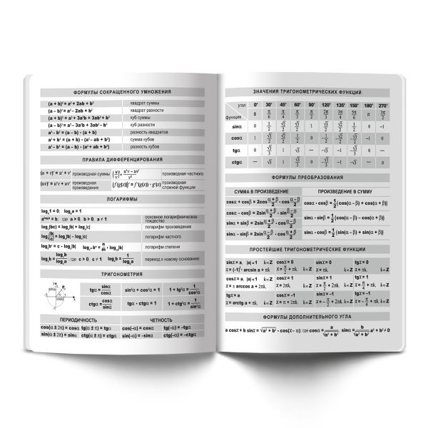Тетрадь предметная На позитиве A5+ 40 л. на скобе 60 г/м², белизна 90 %, 10 шт, клетка, 40ТСК5_000091 Алгебра, Светоч 40ТСК5_000091