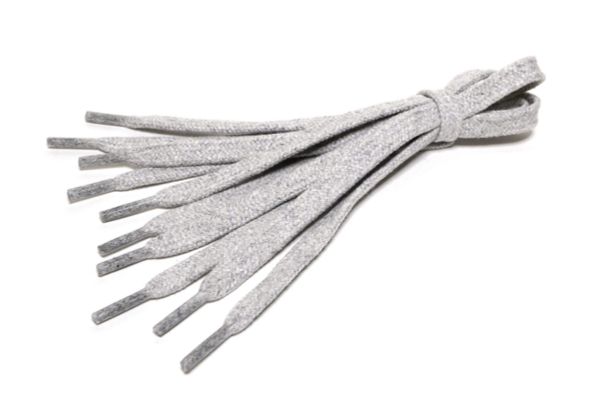 Шнурки хлопковые 8 мм, 150 см, 1 пар(a), №05 св.серый, Gamma ХБ-321/8