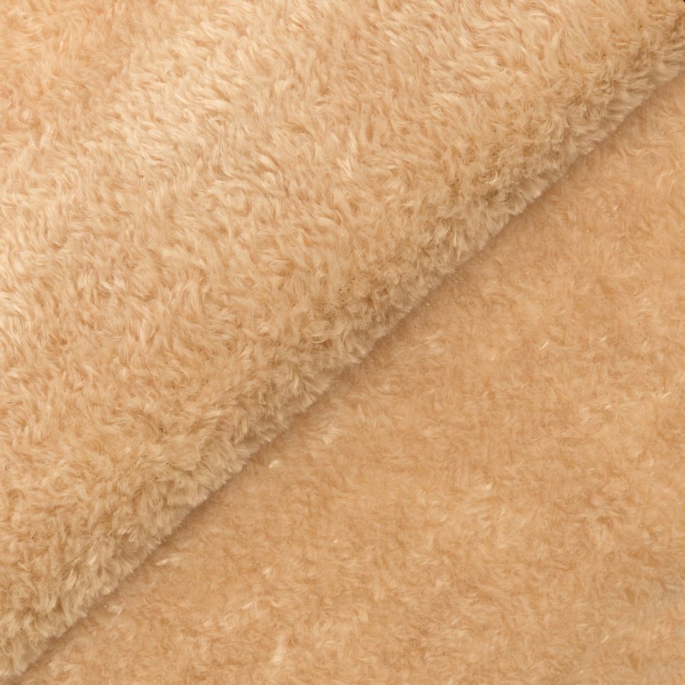 Плюш Peppy PTB-002 288 г/м², 152 см / рул. 5 метров, песочный/camel