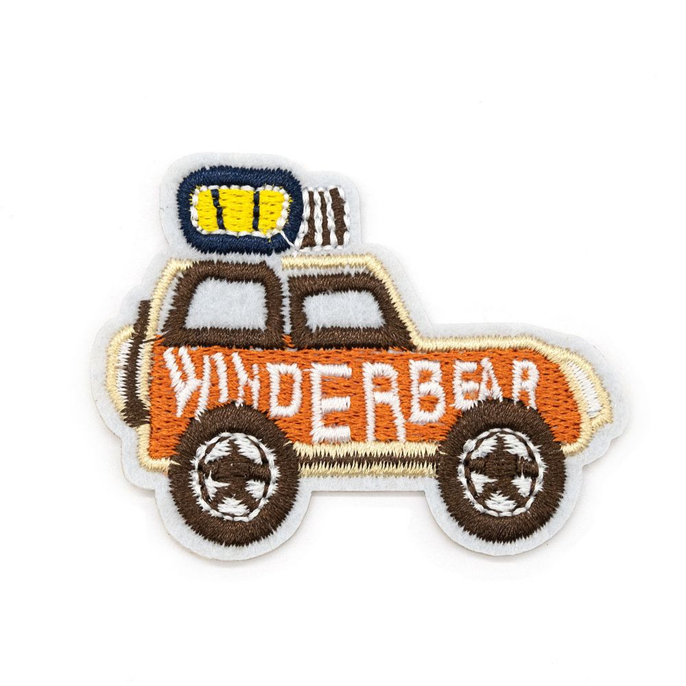 Термоаппликация Машина джип, оранжево-коричневая 4,8х6,3см, Hobby&amp;Pro