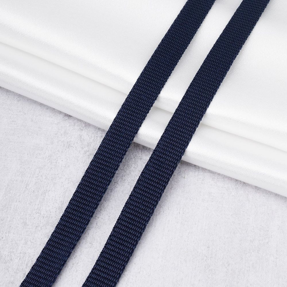 Стропа (ременная лента) 15 мм / 50 метров, 9.6 г/м, ГР, 34 синий, 79-20015