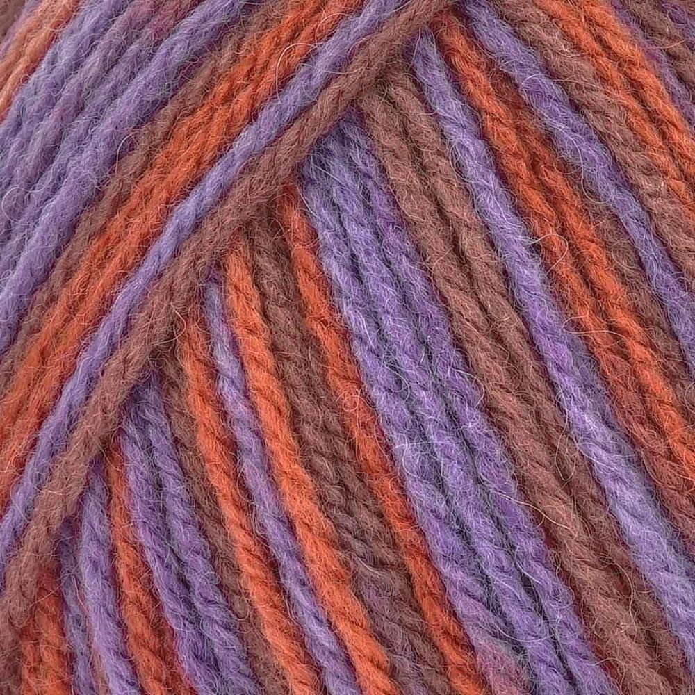 Пряжа Троицкая Подмосковная принт секционный / уп.10 мот. по 100 г, 250 м, 2608 секционный