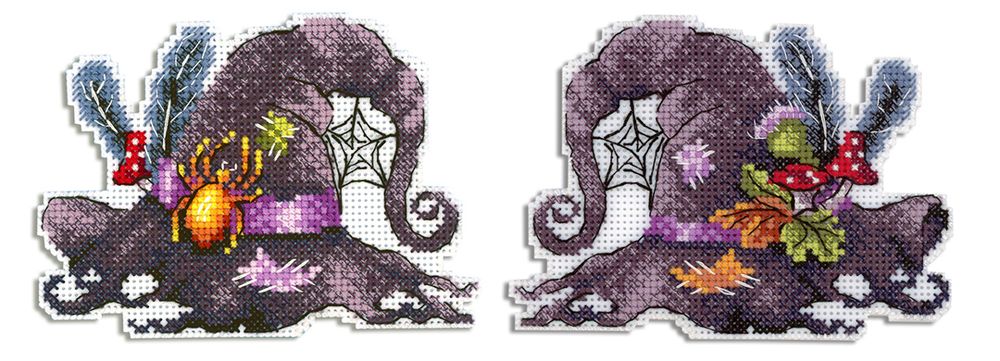 Набор для вышивания нитками МП Студия (Жар-птица), Колдовская шляпа 9х13 см