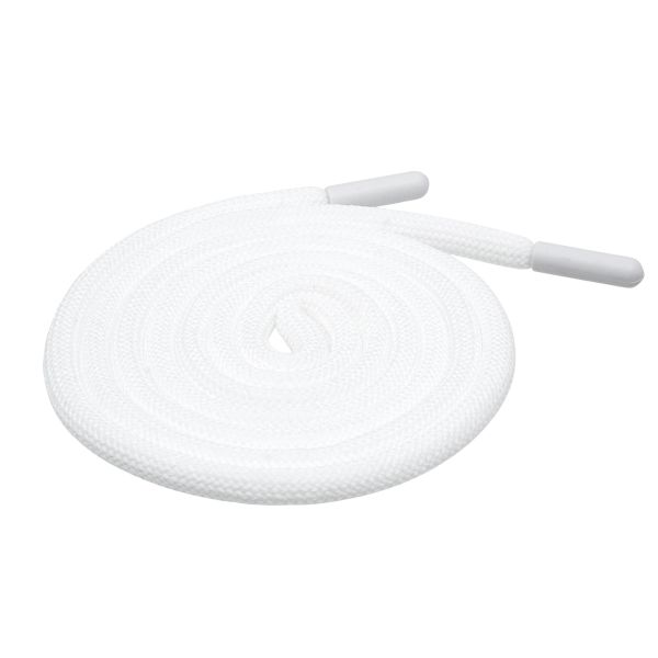 Шнурок декоративный круглый 7 мм / 125 см, 1 шт, цв. белый, 3AR2808