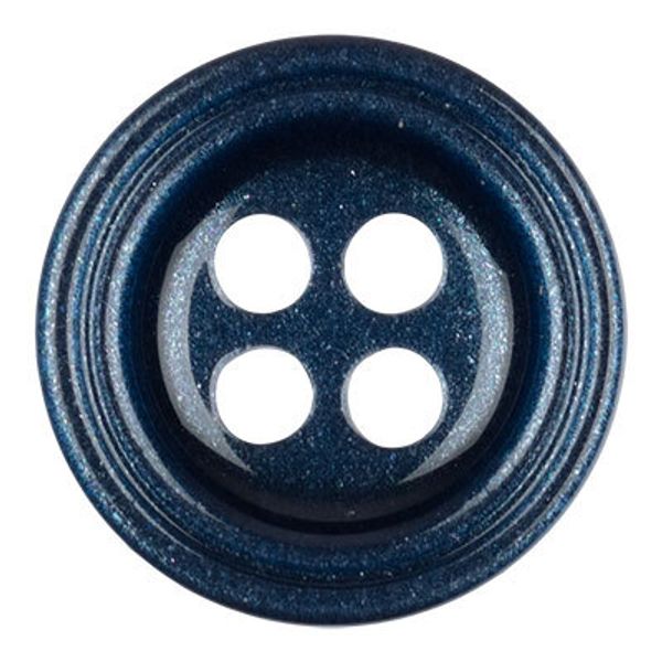 Пуговицы 4 прокола блузочные 11 мм, 24 шт, 225 синий, Blitz DRN 0050