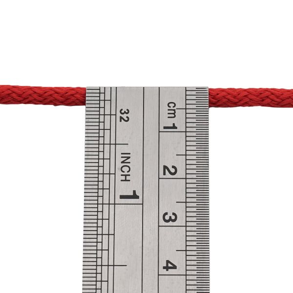 Шнур плетеный ⌀4.0-5.0 мм / 100 метров, 010 красный