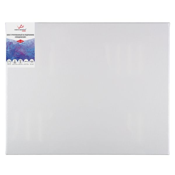 Холст грунтованный на подрамнике 70х90 см, 320 г/м², 2 шт, Плещеевский мелкозернистый, Vista-Artista ACFG-7090
