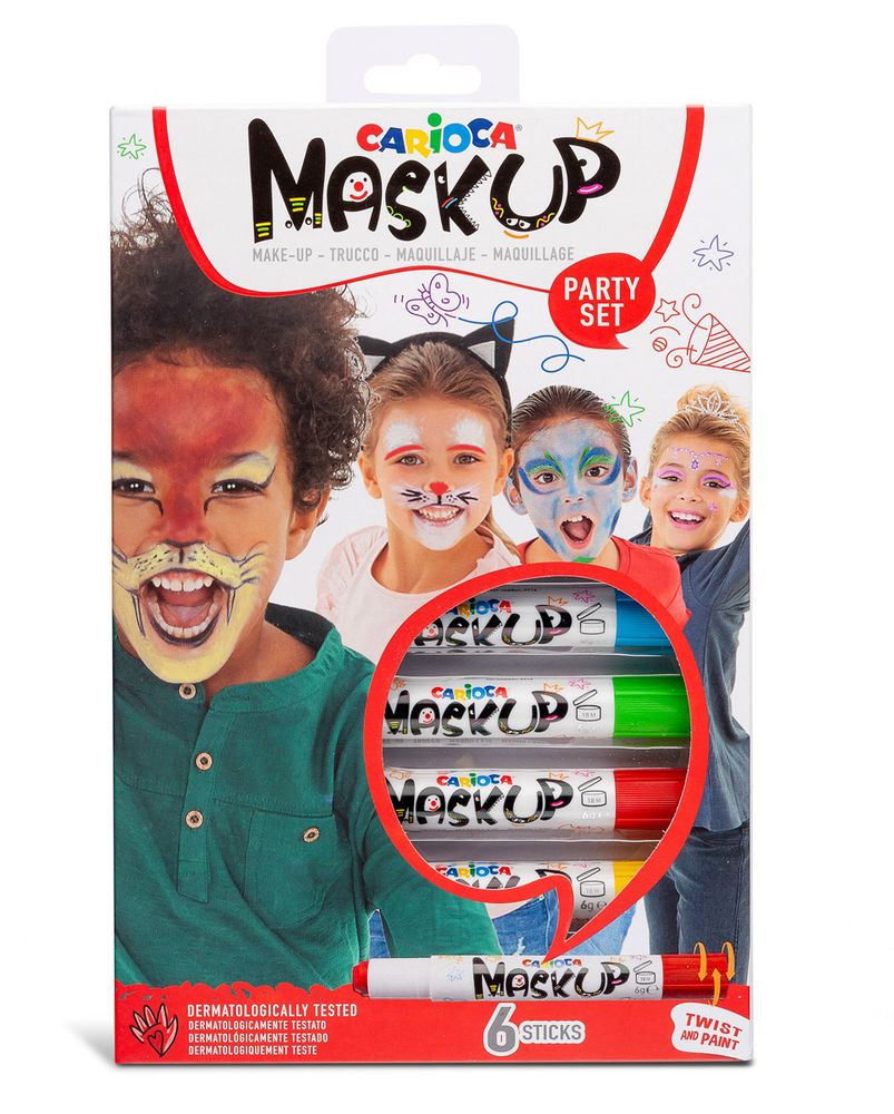 Грим-стик для лица MaskUp 6 цв. 43052, Carioca 43052