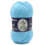 Пряжа Astra Premium (Астра Премиум) Детская / уп.3 мот. по 90 г, 270 м, 015 голубой