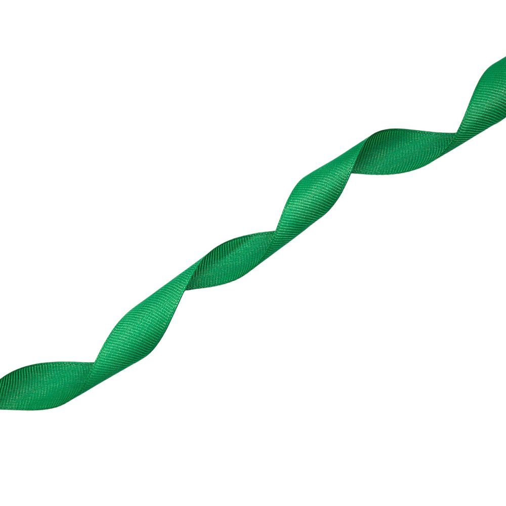 Лента репсовая (в рубчик) 20.0 мм, 091 зеленый, уп.18,28 м