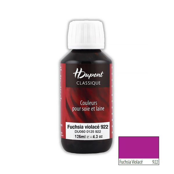 Краска для шелка H Dupont Classic, 125мл, 922 фуксия