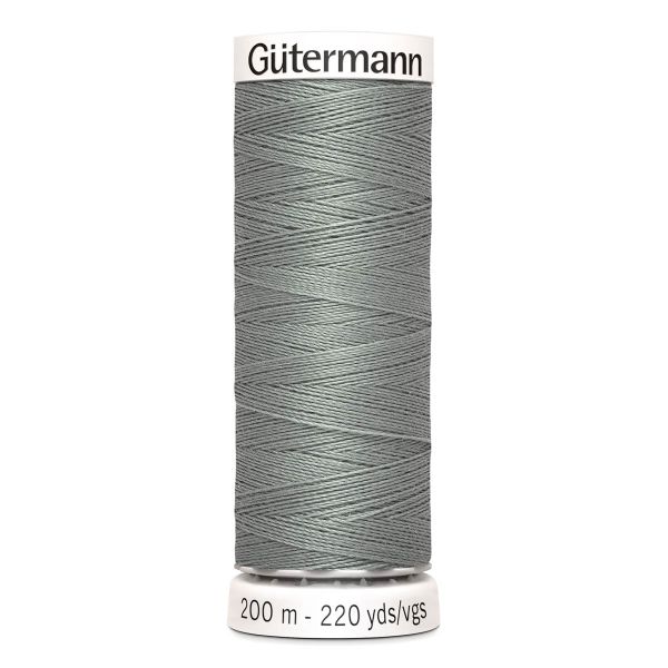 Нитки универсальные Gutermann Sew-all, 200м, 634 пепельно серовато-зеленый, 5 катушек