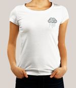 Набор для вышивания нитками Klart 10-050, Брошь. Тучка, 5.5х6.5 см