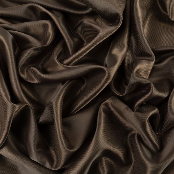 Ткань подкладочная Poly Twill 101±2 г/м², отрез 145х500 см, 100% п/э, 27 коричневый, Gamma LPT