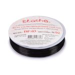 Леска для бисера ⌀0.3 мм / 100±5 метров, нейлон, 02 черный, Zlatka DF-03