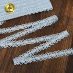 Кружево вязаное (тесьма) 15 мм / 10 метров, D1010, тонкая нить, цв.F183 голубой, Kruzhevo