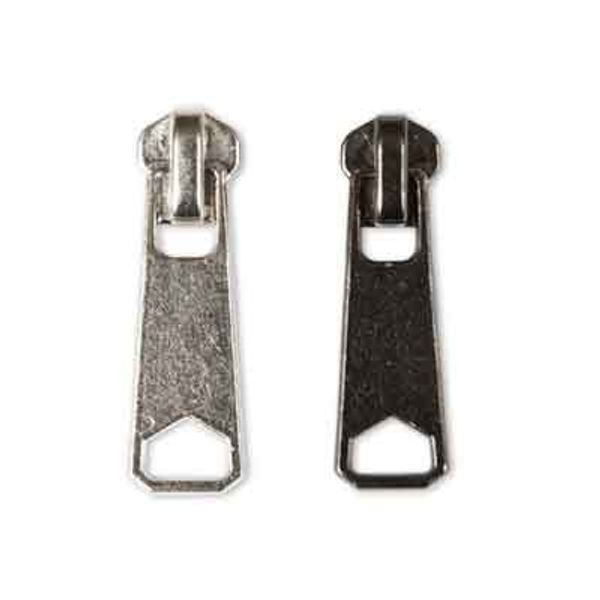 Слайдер (замок) для молнии металл Т5 (5 мм), автомат, 100 шт, черн.никель, Gamma