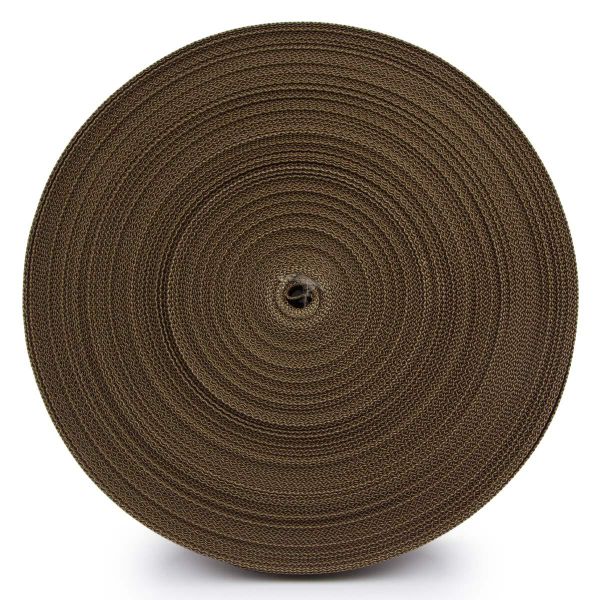 Стропа (ременная лента) 30 мм / 50 метров, толщ. 0.5 мм, [20.5 г/пог.м], 100% п/э, 016 хаки