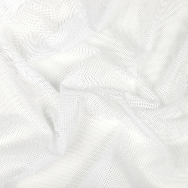 Сетка подкладочная трикотажная 65 г/м², 170 см / 5 метров, TBY.0354.01.5, цв.01 белый