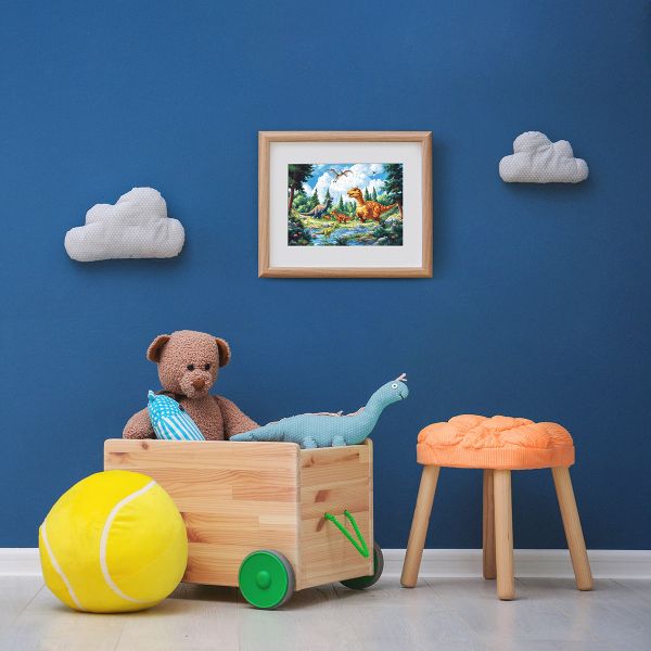 Пазл 80 элементов, PZL-80/02 Долина динозавров, Фрея