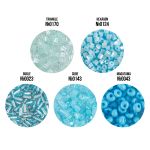 Бисер Япония Toho Набор Фигурный 5х5 г, №05 голубой