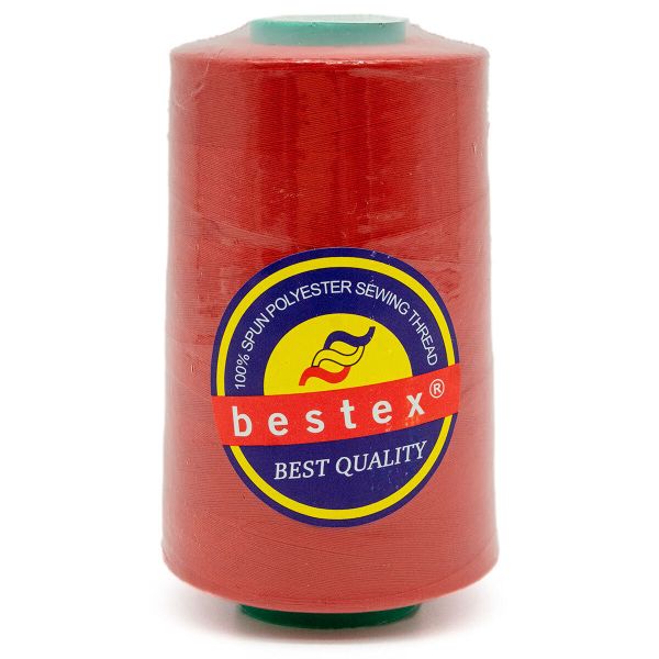 Нитки универсальные Bestex 40/2, 4570 м (5000 ярд) / 1 кат., 243 красный