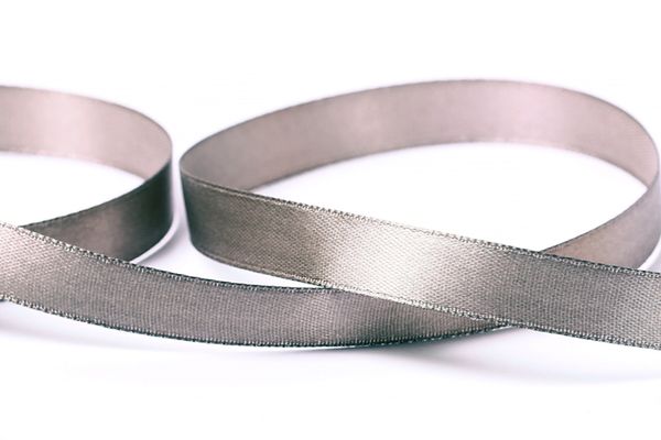 Лента атласная 1-сторонняя 12.0 мм / 33±2 метра, 018 т.серый, Gamma