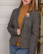 Набор для вышивания нитками Panna, Живая картина. брошь Автопортрет в соломенной шляпе, 5х6 см