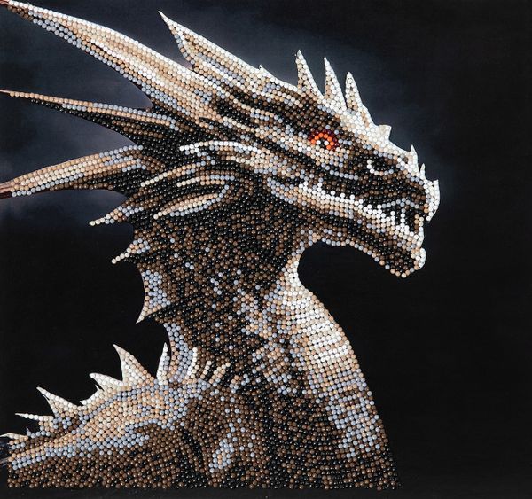 Алмазная (кристальная) мозаика Фрея, постер Хранитель сокровищ, 30х30 см