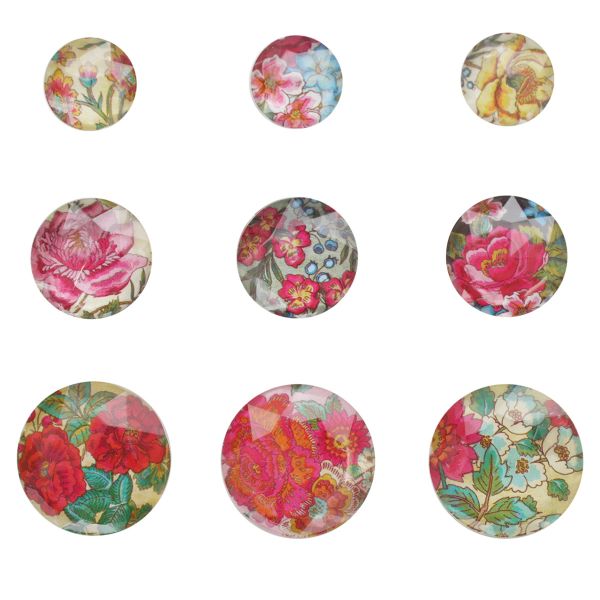 Кабошоны-стикеры, упак., 9 шт, Астра