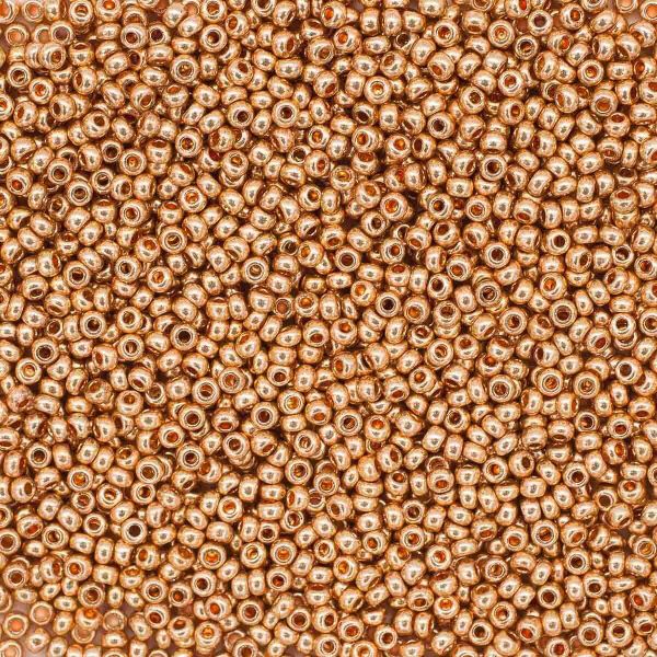 Бисер Preciosa золото 10/0 (2.3 мм), круг. отв., 500гр, 331-19001-10/0-18184