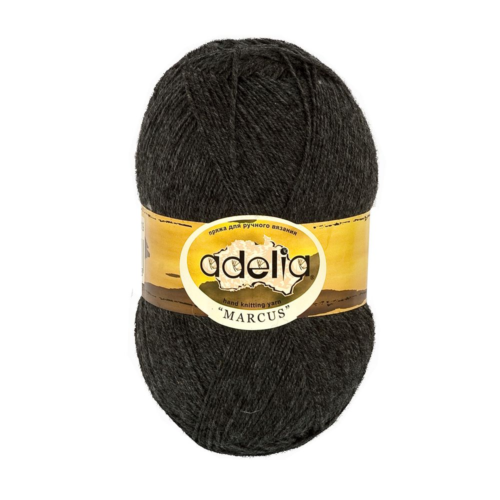 Пряжа Adelia Marcus / уп.5 мот. по 100г, 375м, 19 т.серый Пряжа Adelia Marcus / уп.5 мот. по 100г, 375м, 19 т.серый