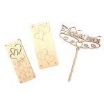 Заготовка для декорирования Набор Открытка+ топпер Люблю тебя, 2 шт в упак, Astra&Craft