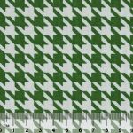 Ткань для пэчворка Peppy Бабушкин сундучок, рулон 112 см / 5 метров, БС-19 гусиная лапка я.зеленый, Peppy