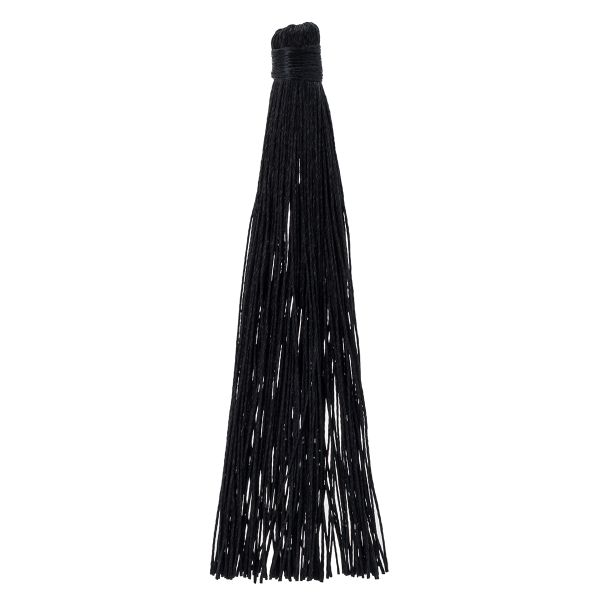 Кисть шторная l=10 см, полиэстер, 10 шт, 18 черный, CL-034