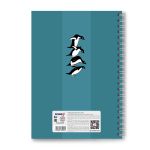 Тетрадь ученическая общая, выборочный УФ лак, A4 96 л. на гребне 65 г/м², белизна 100 %, 4 шт, клетка, 01260 Способны на всё!, Светоч Т132
